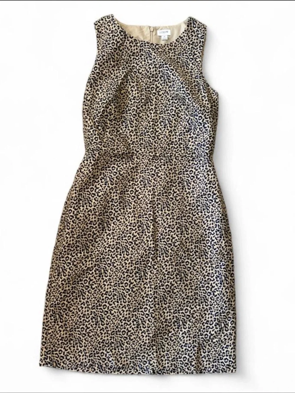 J. Crew sleek midi leopard